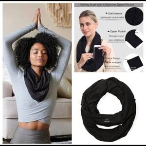 Beyond Yoga Infinity Scarf With Pocket